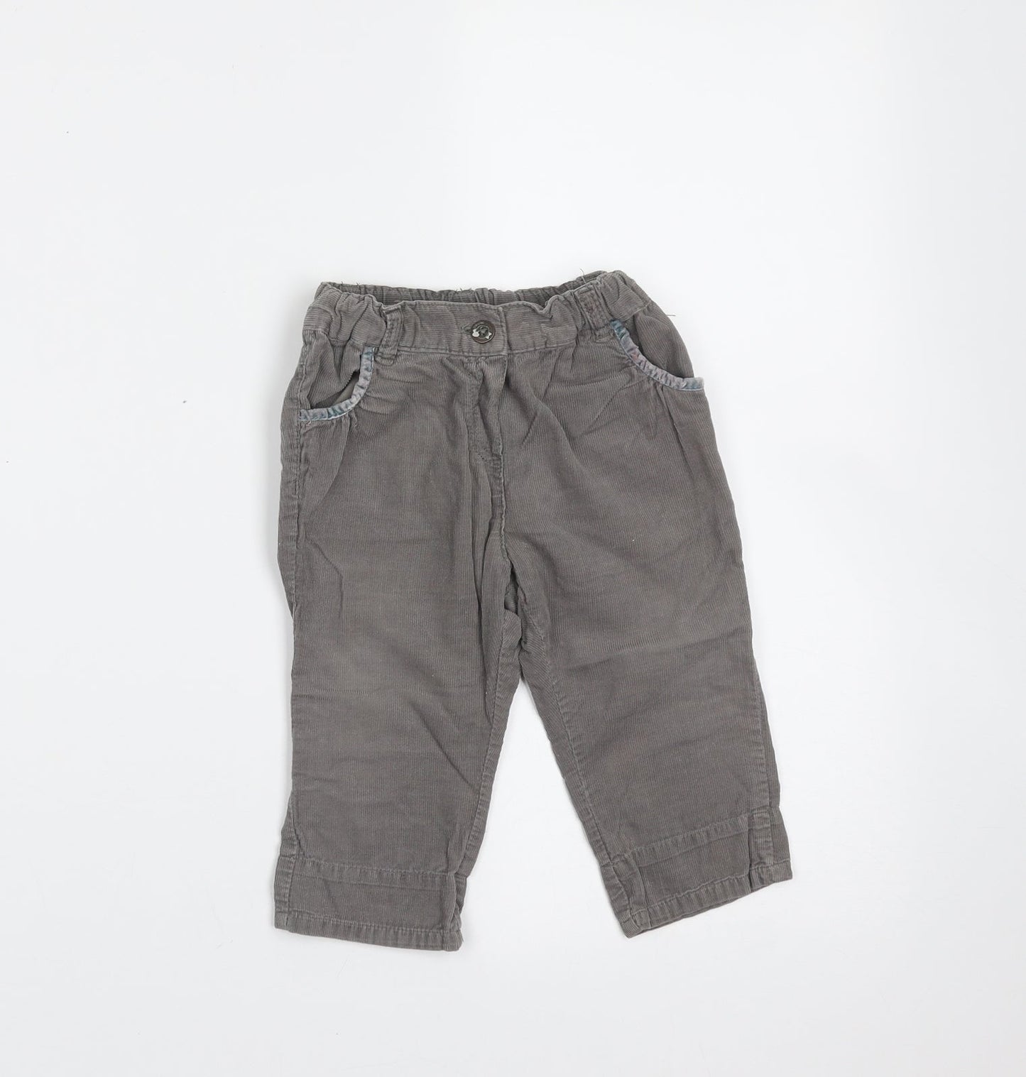 Obaibi Baby Grey  Cotton  Trousers Size 12 Months