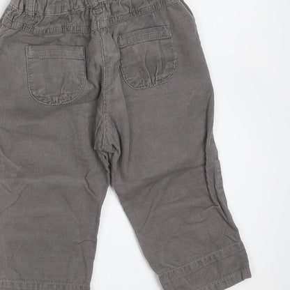 Obaibi Baby Grey  Cotton  Trousers Size 12 Months