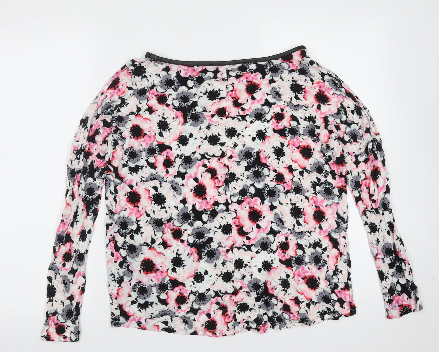 George Womens Multicoloured Floral Viscose Basic Blouse Size 8 Round Neck