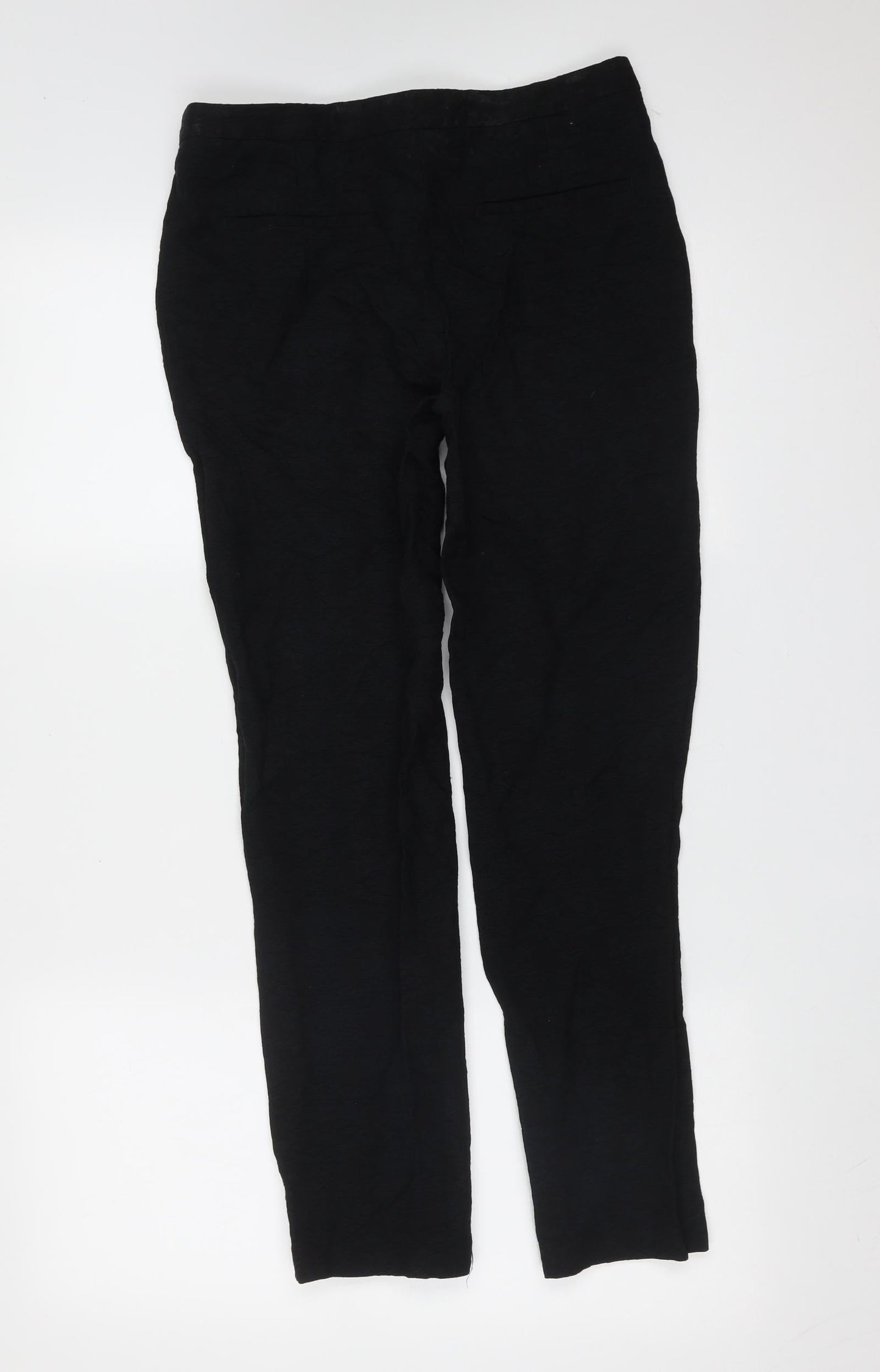 Womens UK Size 30 in Preworn Regular Fit  Black Trousers
