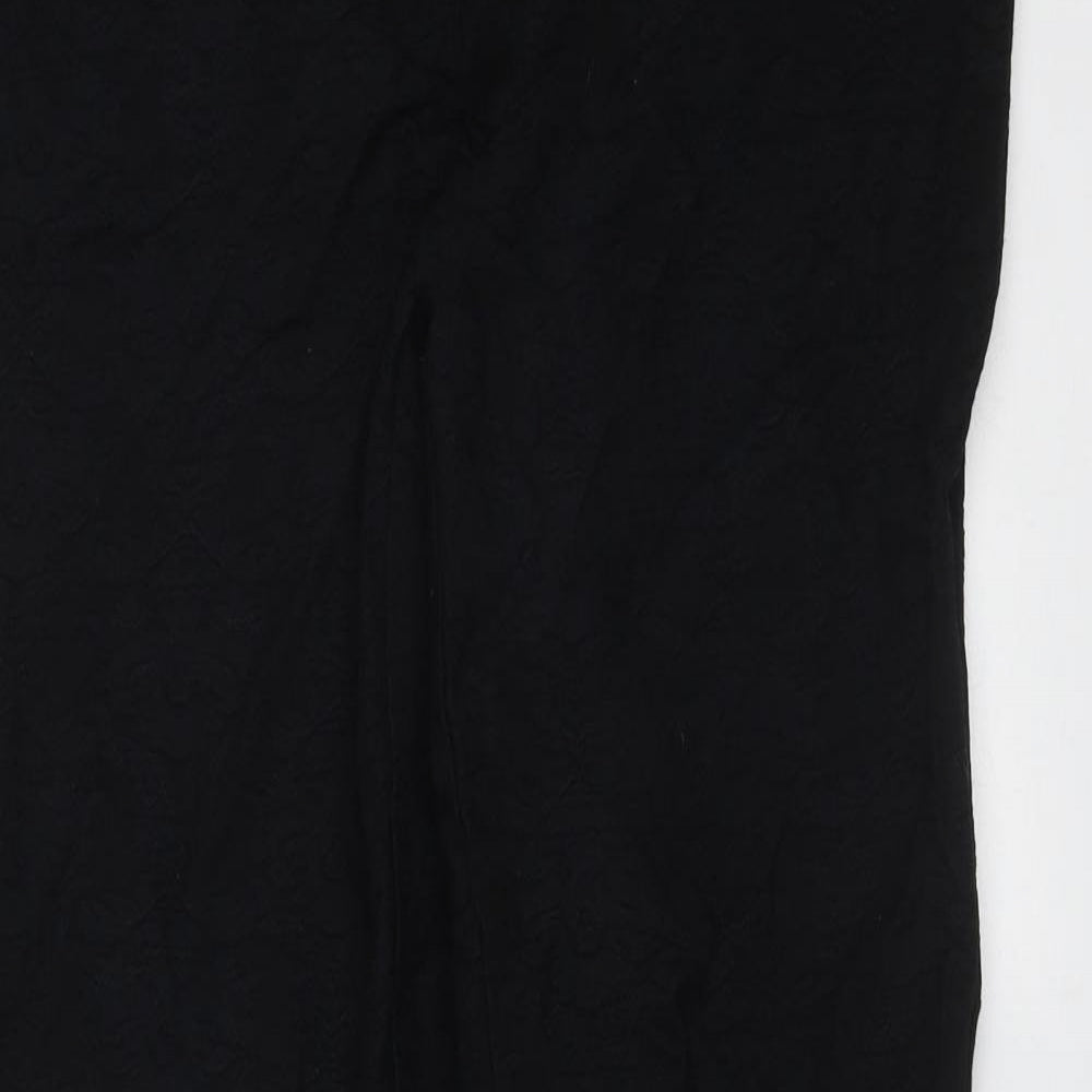 Womens UK Size 30 in Preworn Regular Fit  Black Trousers