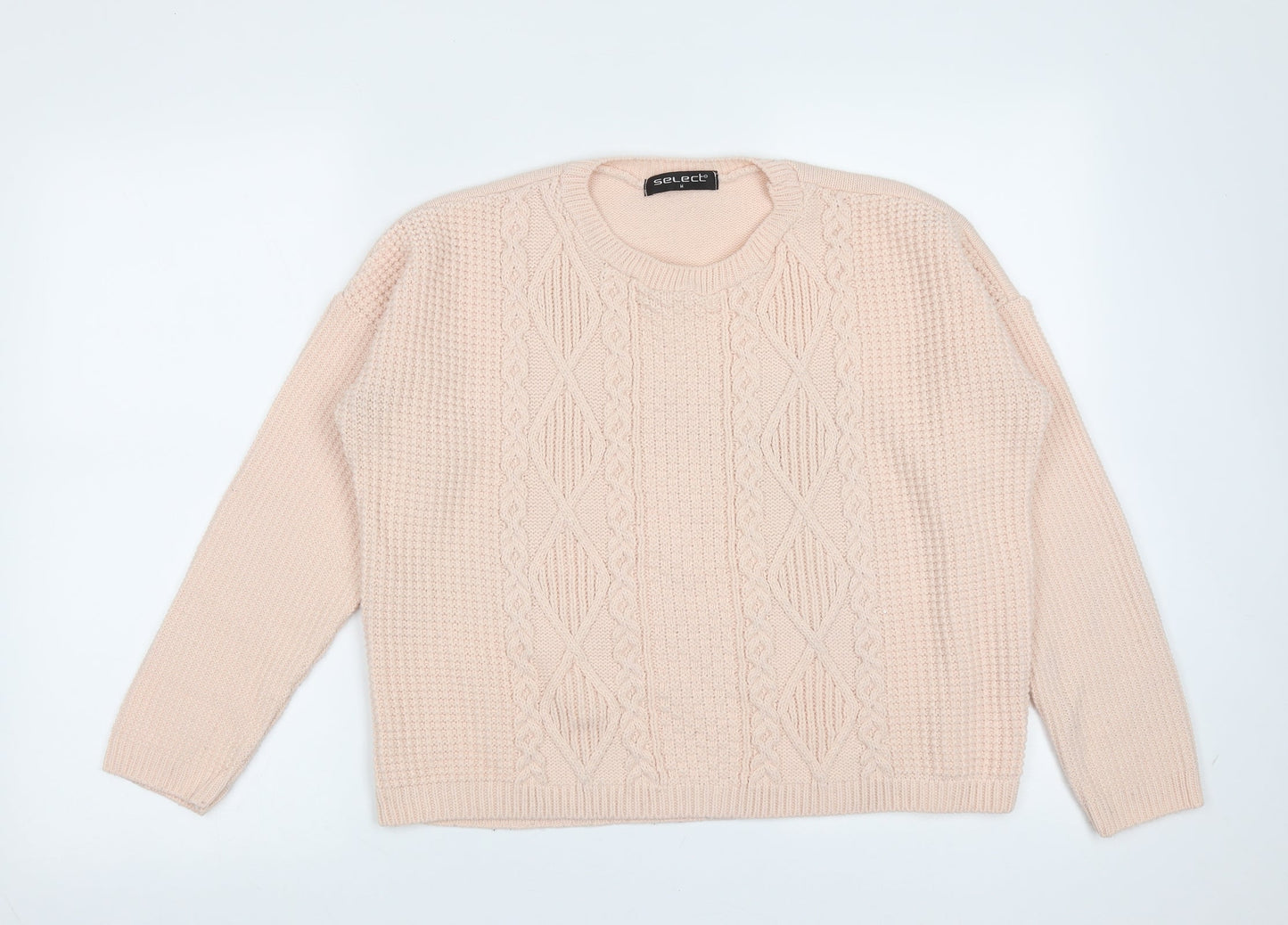 Womens UK Size M Select Pink Pullover Jumper