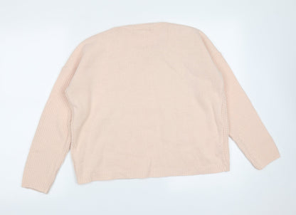 Womens UK Size M Select Pink Pullover Jumper