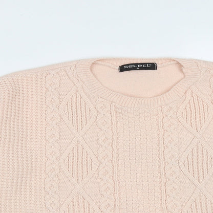 Womens UK Size M Select Pink Pullover Jumper