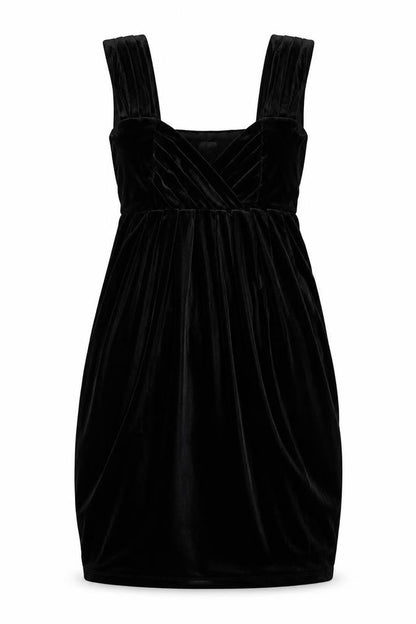 H&M Womens Black  Polyester Mini  Size M  V-Neck