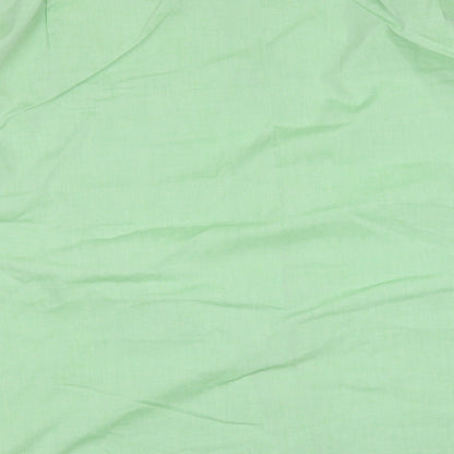 Mens UK Size 16 Piscador Green  Button-Up Long Sleeve Casual Shirt