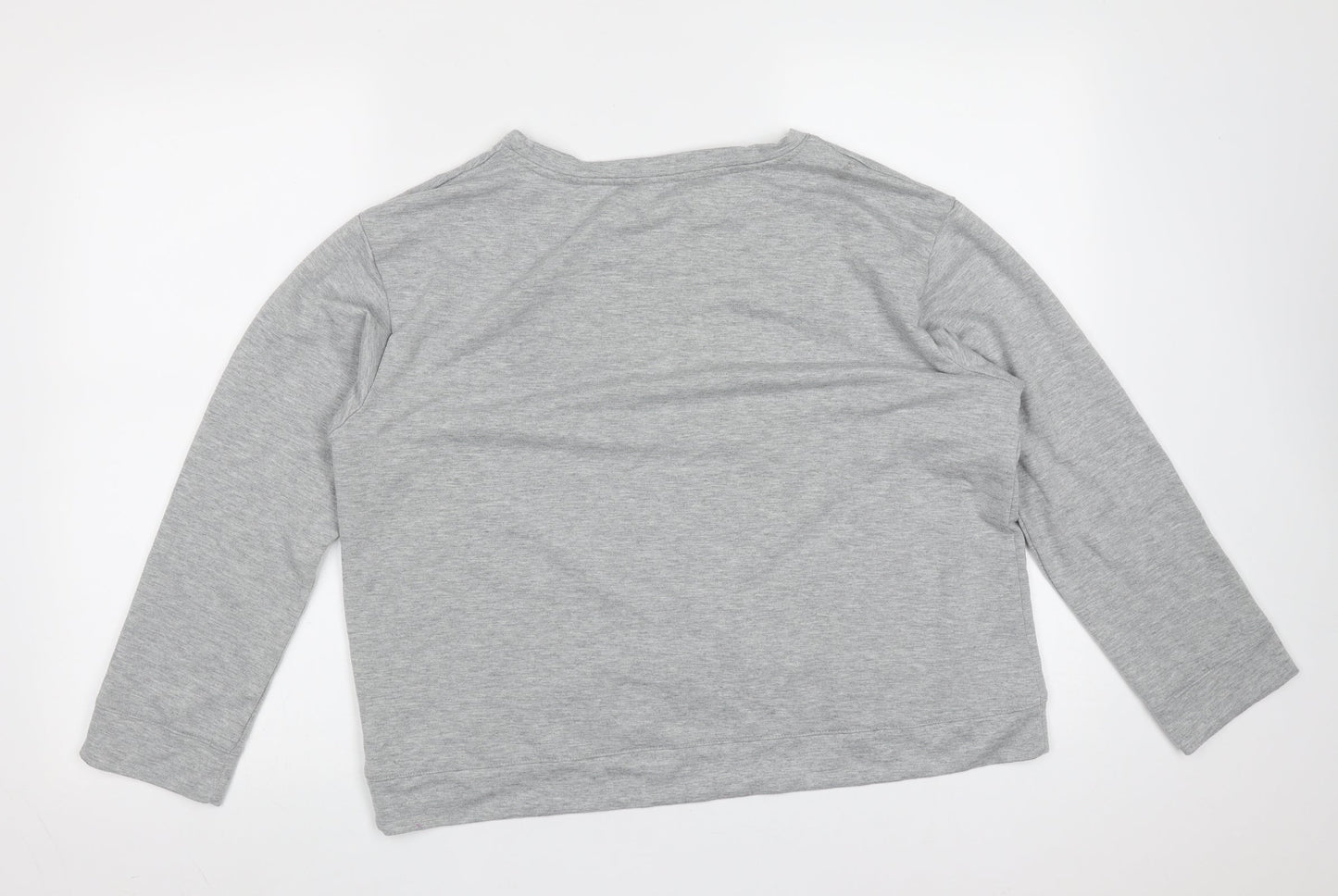 George Womens Grey  Polyester Pullover Sweatshirt Size 12   - C'est Si Bon
