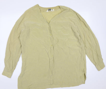 Womens UK Size M NEXT Beige Basic Blouse