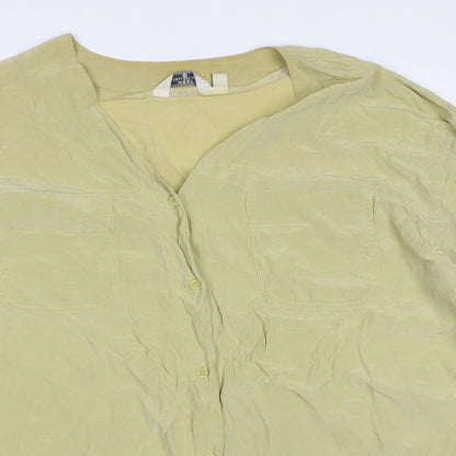 Womens UK Size M NEXT Beige Basic Blouse