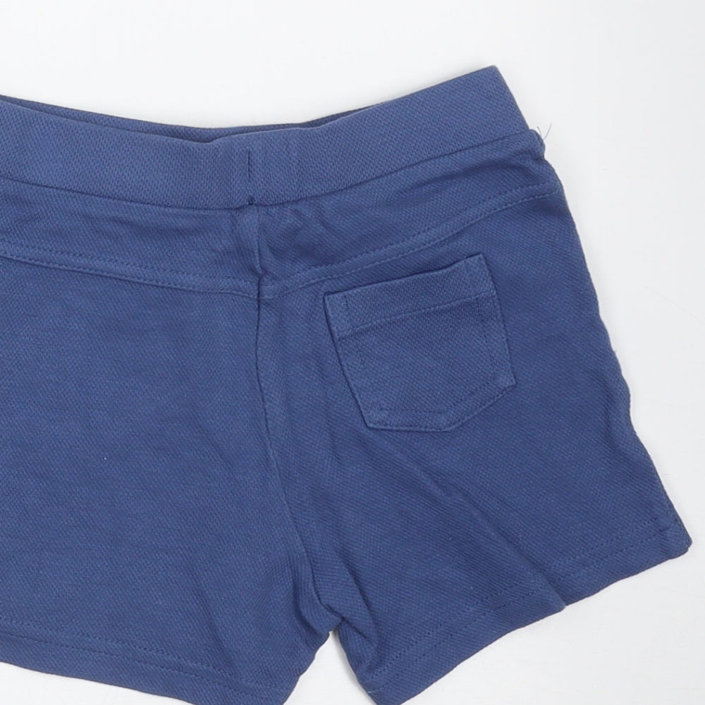 F&F Baby Blue  Cotton  Trousers Size 12-18 Months  Drawstring - shorts