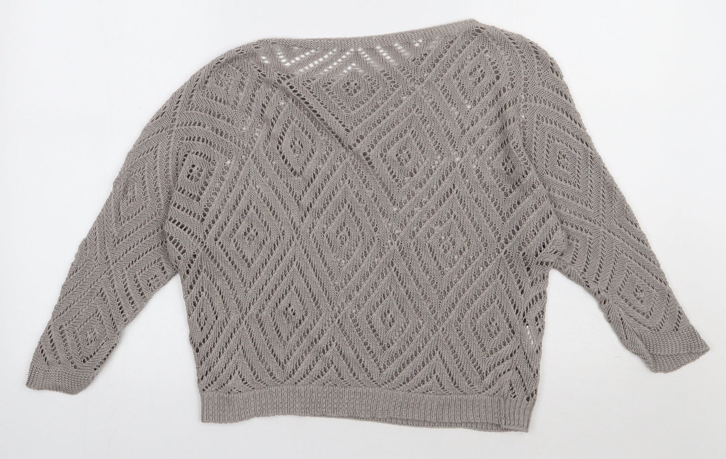 Preworn Womens Brown  Viscose Pullover Sweatshirt Size S  Pullover