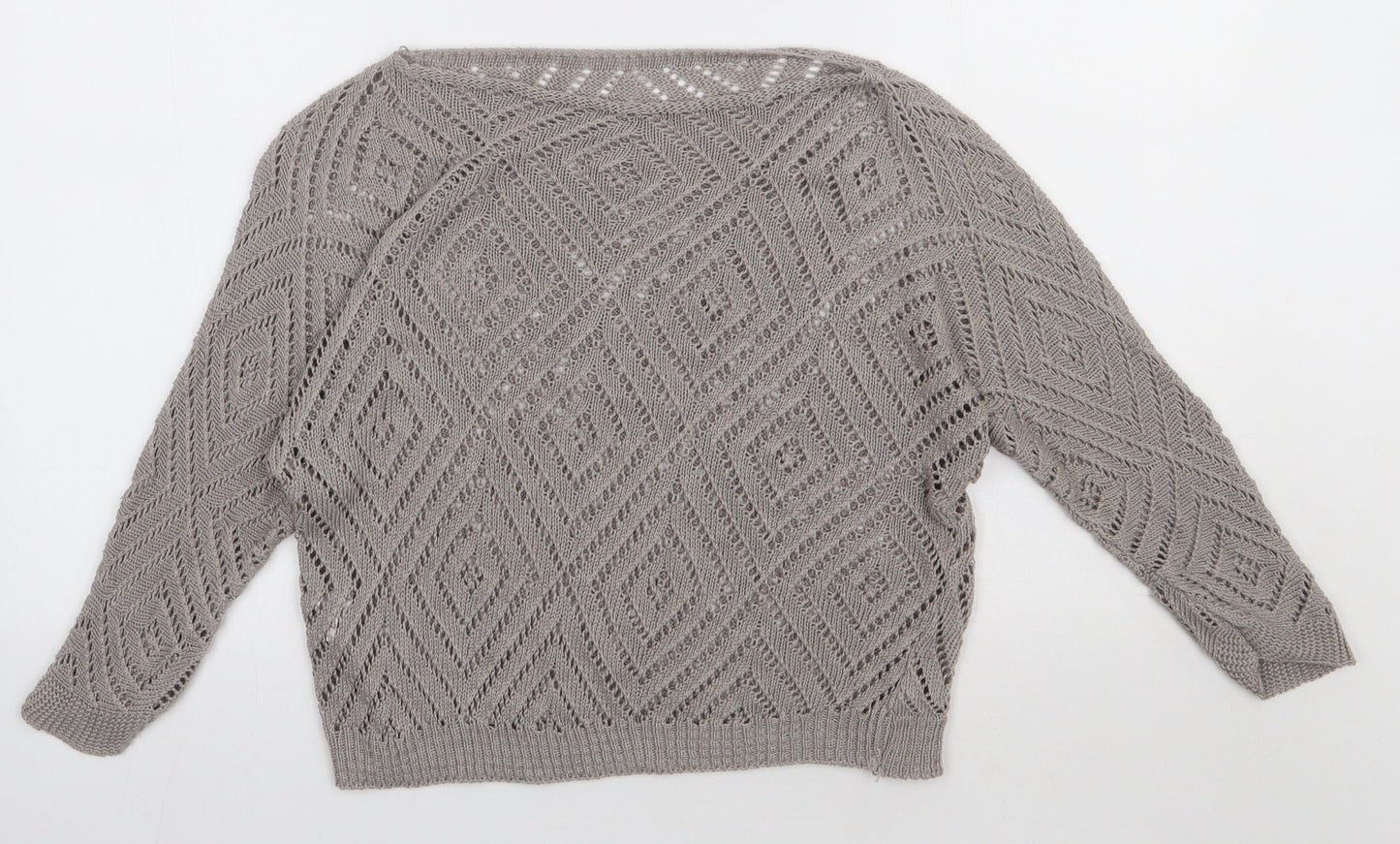 Preworn Womens Brown  Viscose Pullover Sweatshirt Size S  Pullover