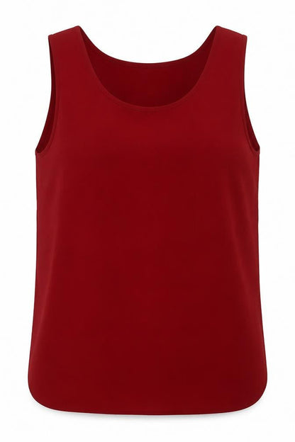 Womens UK Size 12 Preworn Red Basic Tank