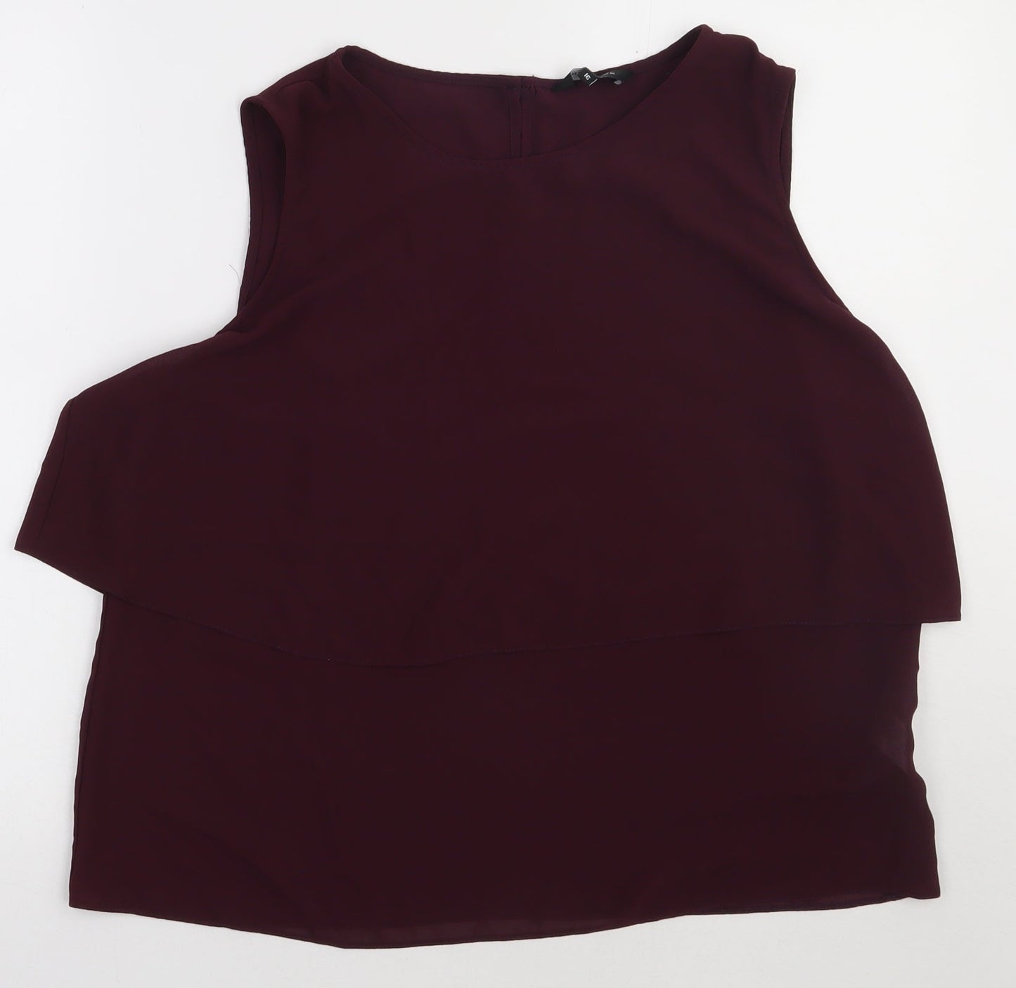 Womens UK Size 16 New Look Purple Basic Tank