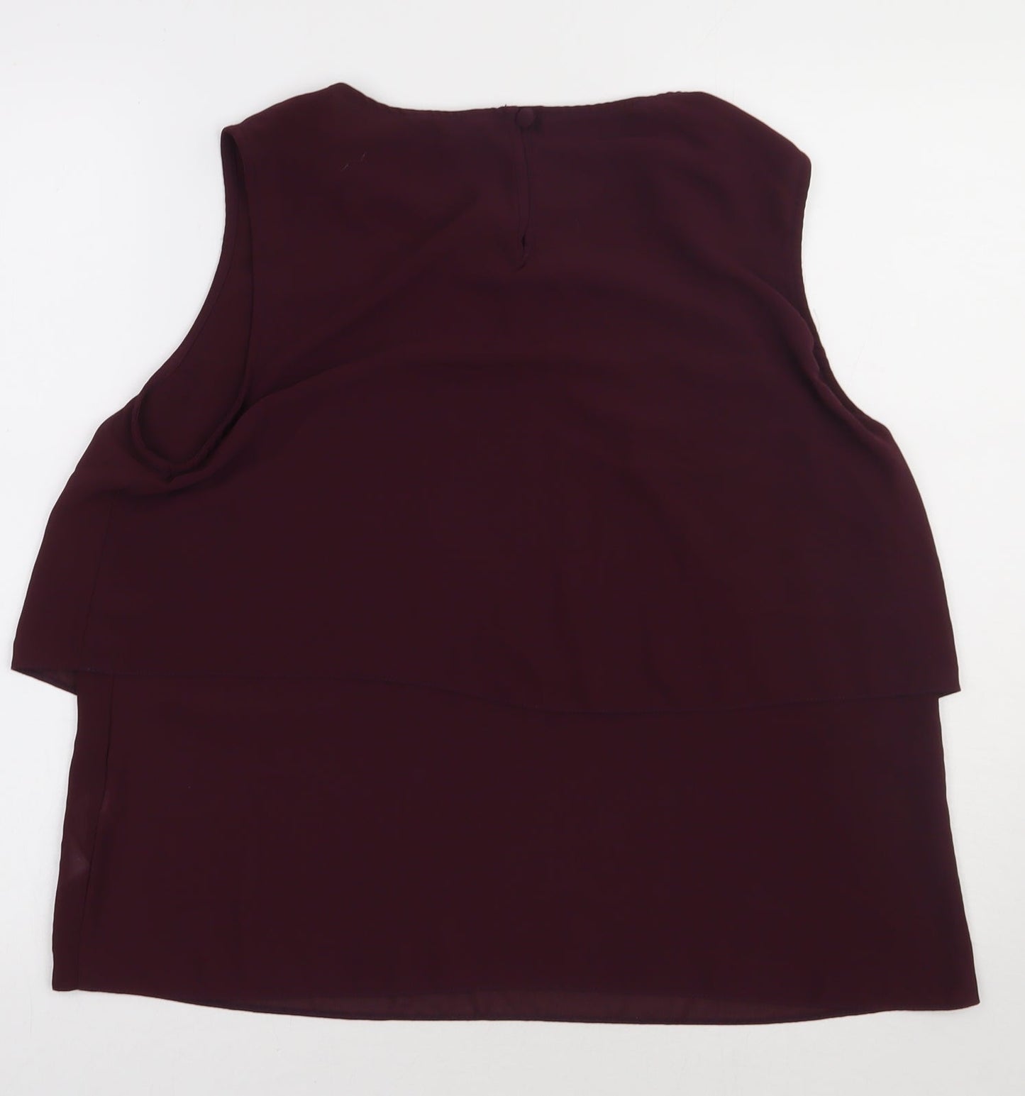 Womens UK Size 16 New Look Purple Basic Tank