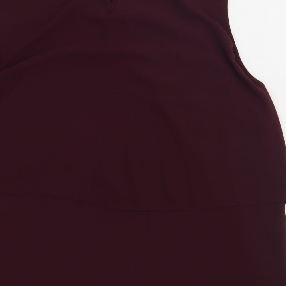 Womens UK Size 16 New Look Purple Basic Tank