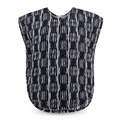 Womens UK Size M Preworn Blue Cape Jumper