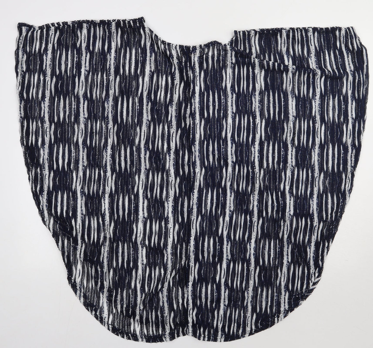 Womens UK Size M Preworn Blue Cape Jumper