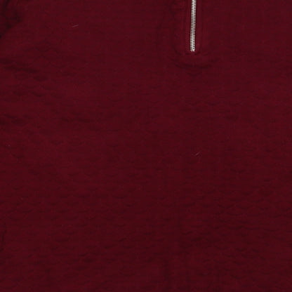 Matalan Womens Purple  Viscose Pullover Sweatshirt Size 14  Zip