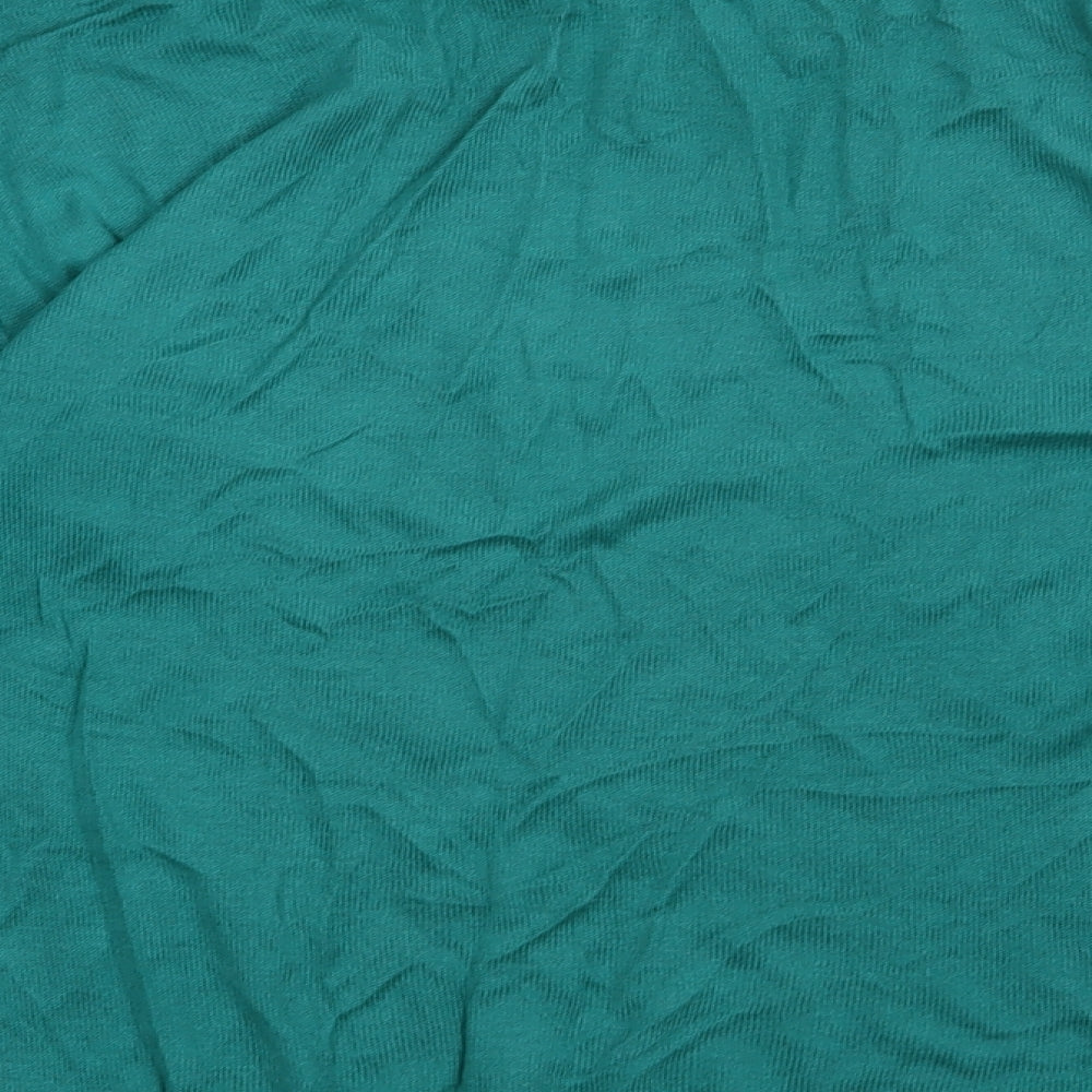 Warehouse Womens Green  Viscose Pullover Sweatshirt Size 10  Pullover