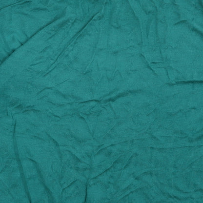 Warehouse Womens Green  Viscose Pullover Sweatshirt Size 10  Pullover