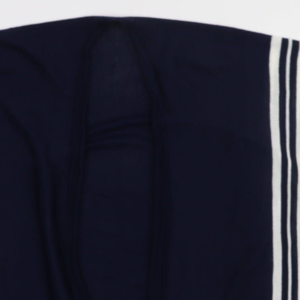 intuition Womens Beige  Striped Acrylic Cape Jumper Size M