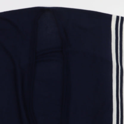 intuition Womens Beige  Striped Acrylic Cape Jumper Size M