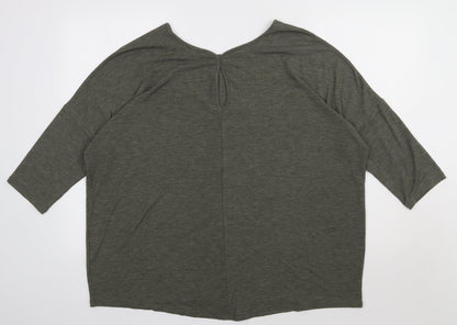 George Womens Green  Polyester Pullover Sweatshirt Size 16  Pullover