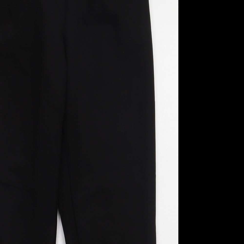 New Look Womens Black  Polyester Trousers  Size 8 L28 in Regular Button