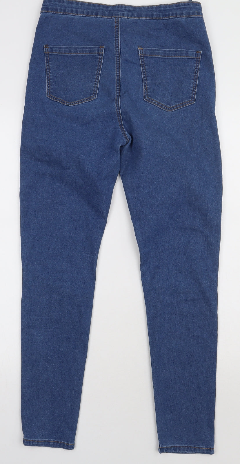 Womens UK Size 12 momokrom Regular Fit Skinny Blue Jeans