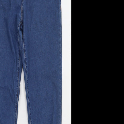 Womens UK Size 12 momokrom Regular Fit Skinny Blue Jeans