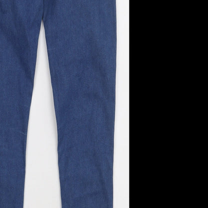 Womens UK Size 12 momokrom Regular Fit Skinny Blue Jeans