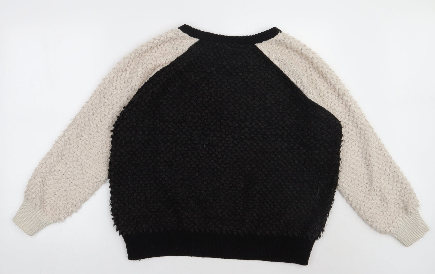 Womens UK Size 12 NEXT Black Pullover Sweatshirt