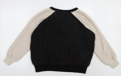 Womens UK Size 12 NEXT Black Pullover Sweatshirt