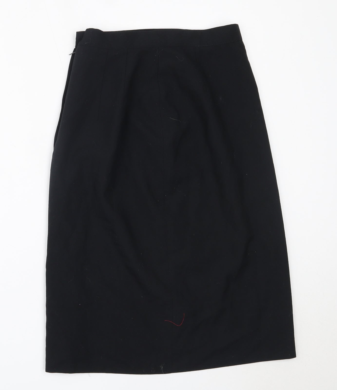 E.A.S Womens Black  Polyester Straight & Pencil Skirt Size 10