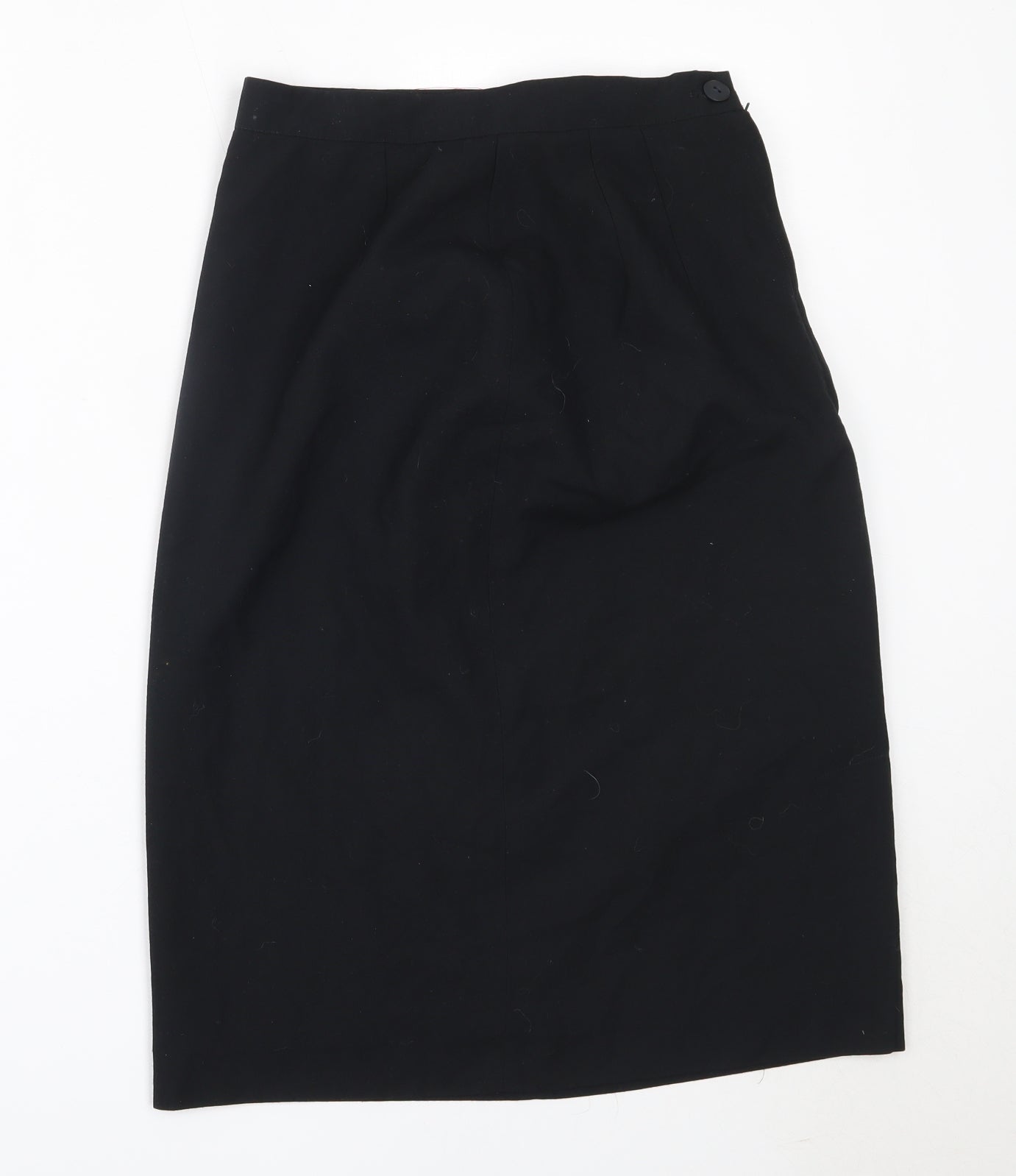 E.A.S Womens Black  Polyester Straight & Pencil Skirt Size 10
