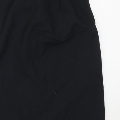 E.A.S Womens Black  Polyester Straight & Pencil Skirt Size 10