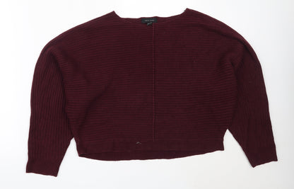 Womens UK Size M New Look Purple Pullover Jumper