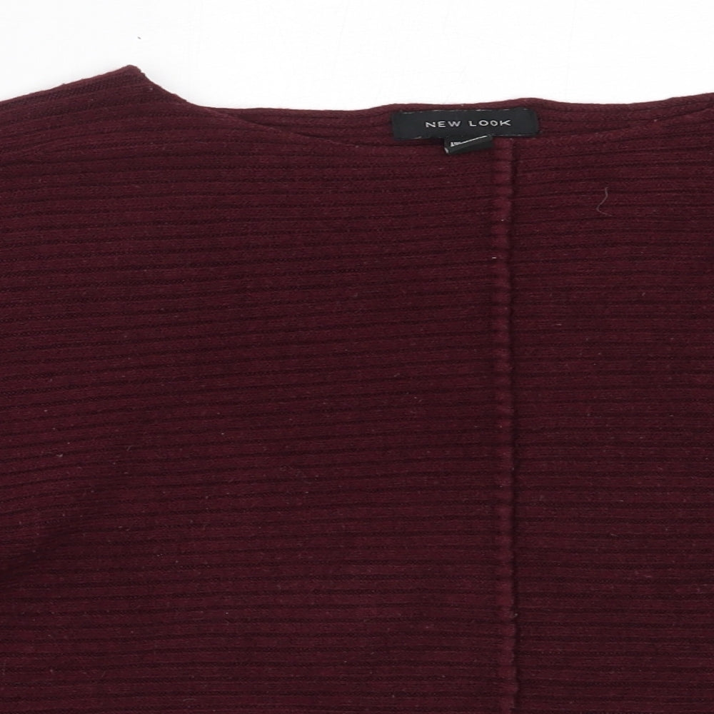 Womens UK Size M New Look Purple Pullover Jumper