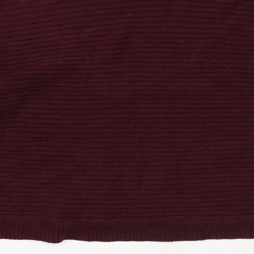 Womens UK Size M New Look Purple Pullover Jumper