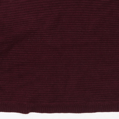 Womens UK Size M New Look Purple Pullover Jumper