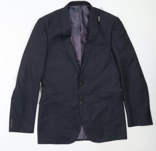 Mens UK Size 38 Taylor & Wright Regular Blue Suit Jacket