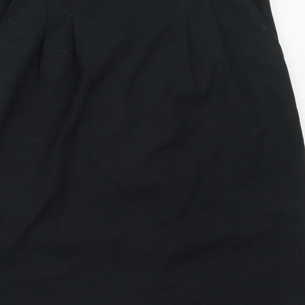 Back to Basix Womens Black  Polyester Straight & Pencil Skirt Size 10