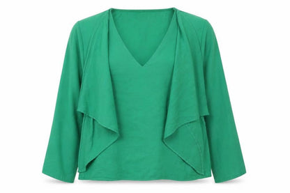 Womens UK Size 14 In the Style Green Basic Blouse