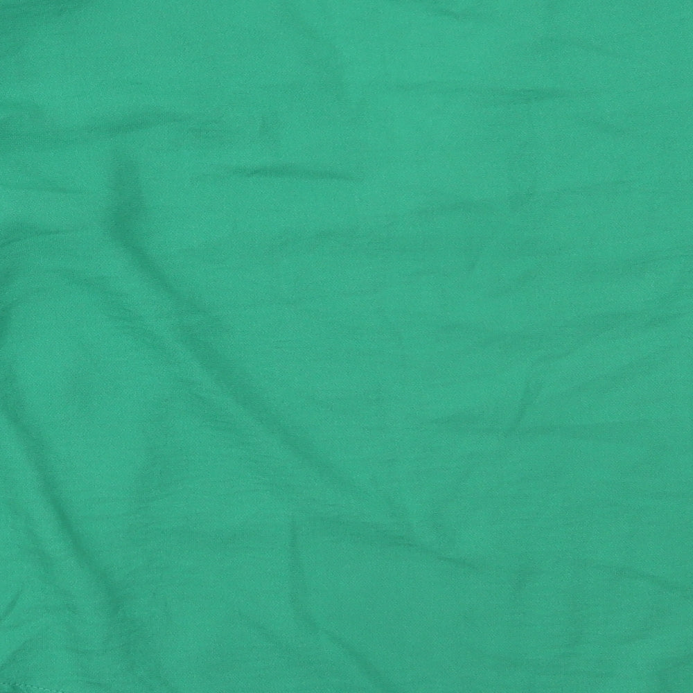 Womens UK Size 14 In the Style Green Basic Blouse