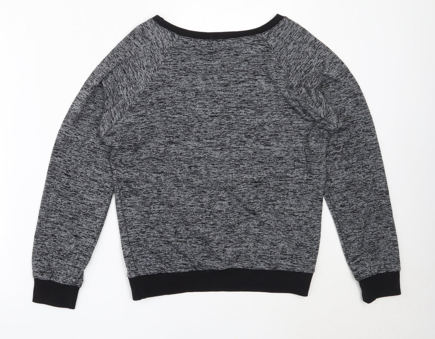 Quiz Womens Grey  Polyester Pullover Sweatshirt Size S