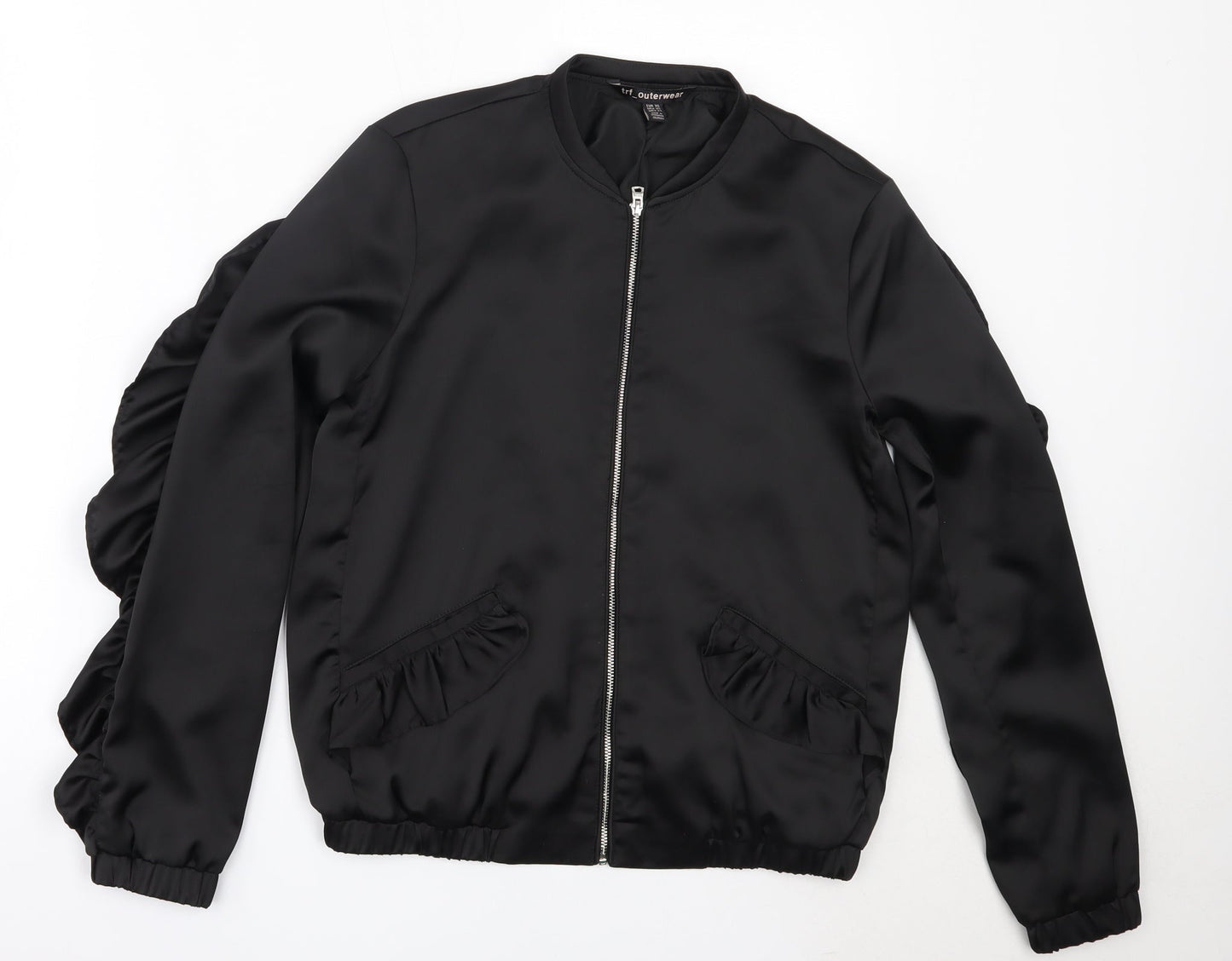 Womens UK Size XS trf Black Jacket
