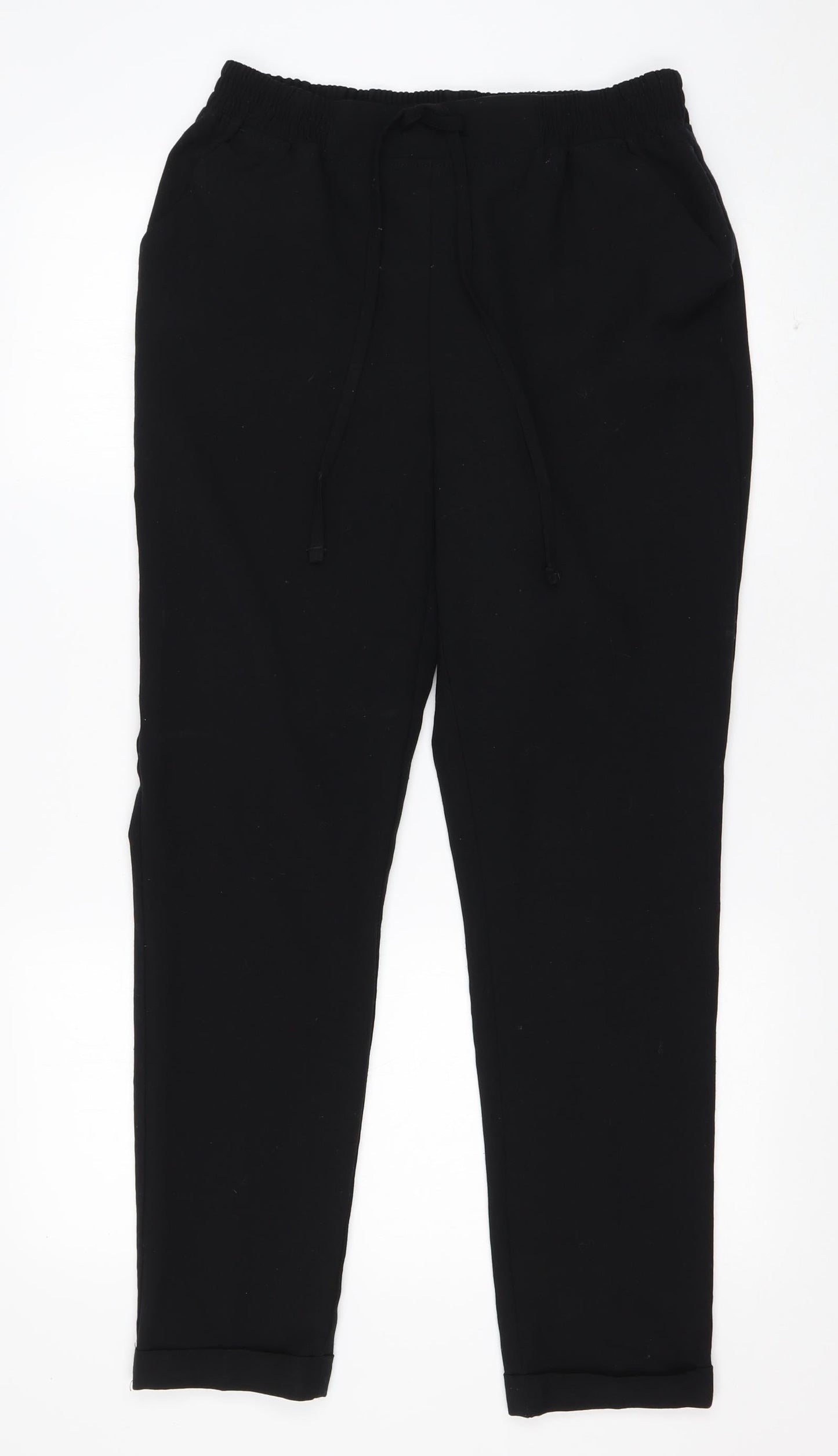 Womens UK Size 8 NEXT Regular Fit  Black Trousers