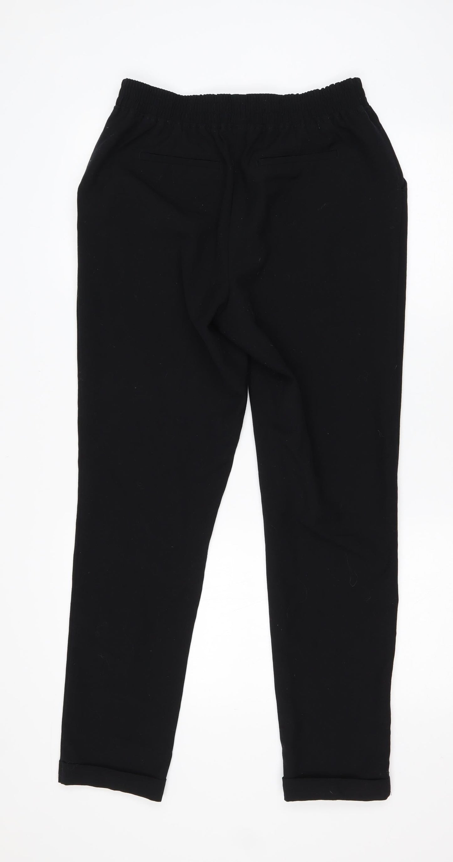 Womens UK Size 8 NEXT Regular Fit  Black Trousers