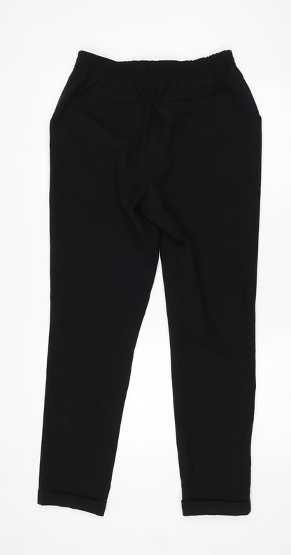Womens UK Size 8 NEXT Regular Fit  Black Trousers